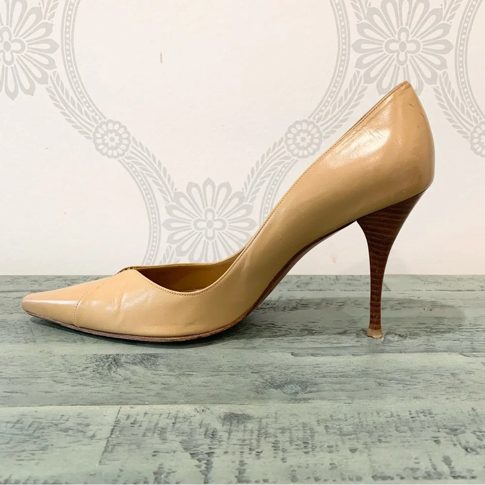 Stuart Weitzman Shoes Tan Pumps 10 - Picture 12 of 16